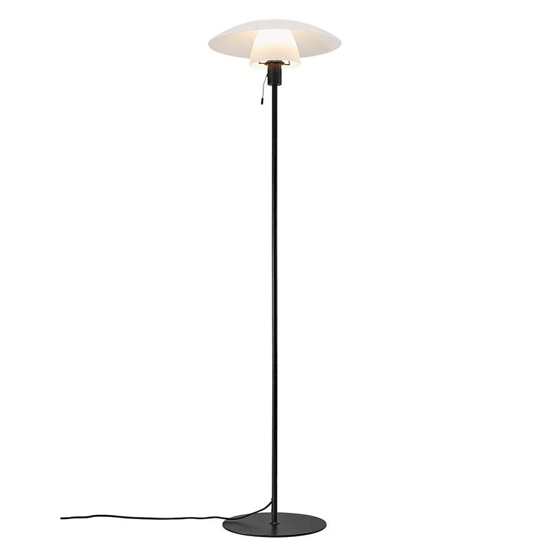 Verona Floor Lamp, H150cm, Opal White