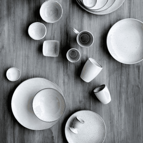 Image showing the Nordic Sand Side Plate, D15cm, Natural product.