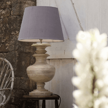 Image showing the Table Lamp, Verona, White, 44cm product.