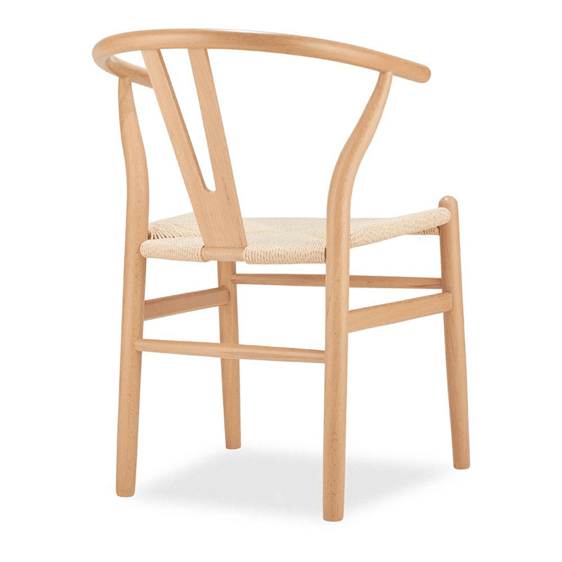 Wishbone chair, H77.5 x W56 x D54cm, Natural
