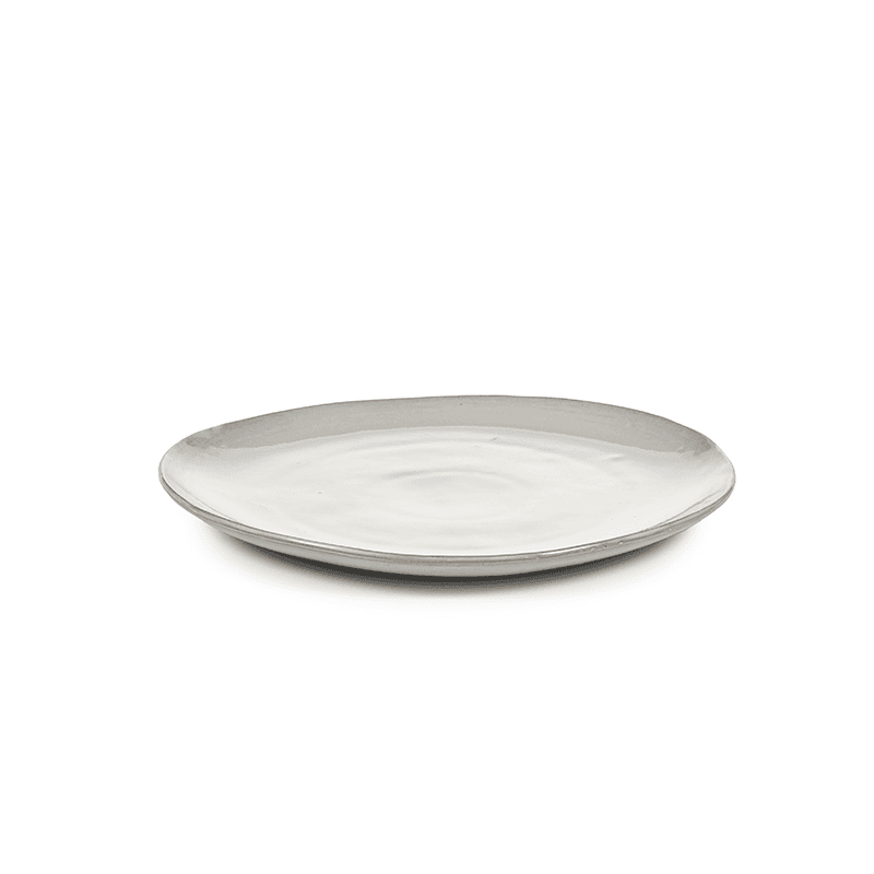 La Mère Set of 2 Plates, D27cm, Off White