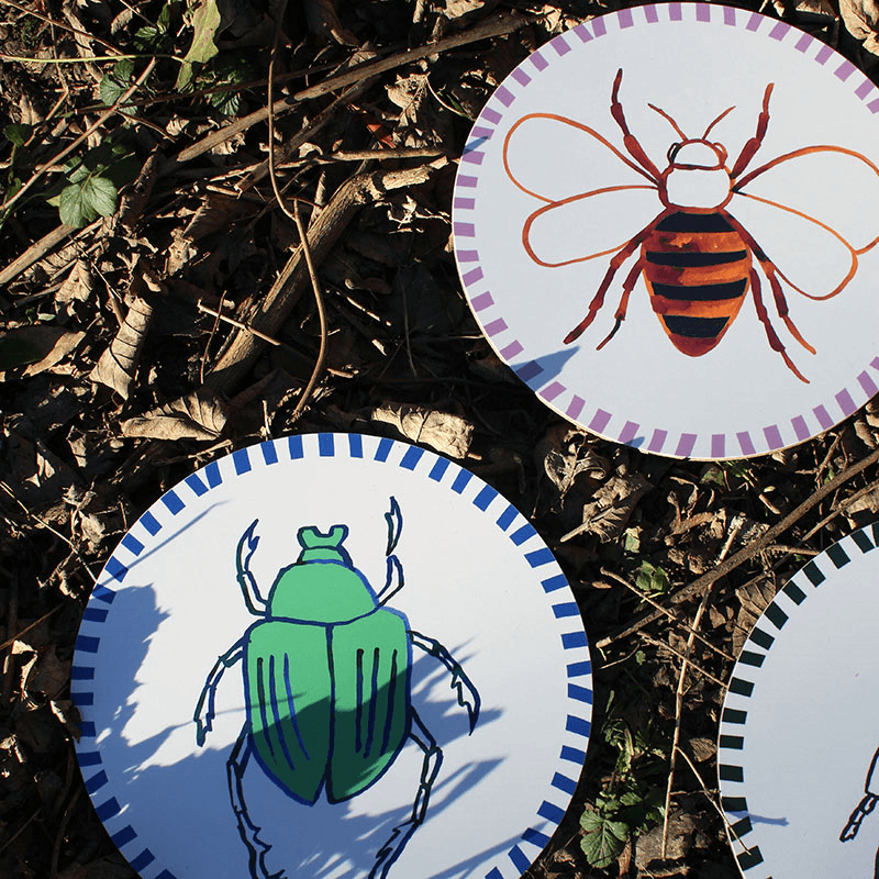 Bee Placemat, D28cm, Multi