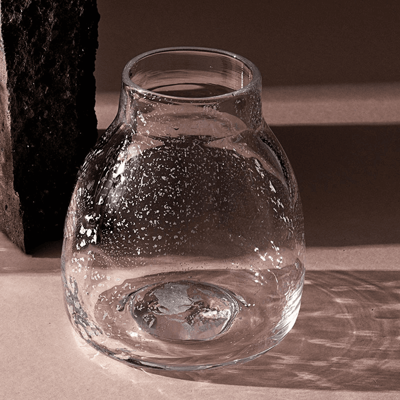 MOLTEN 1090 FLECK Vase, H16.5cm, Silver
