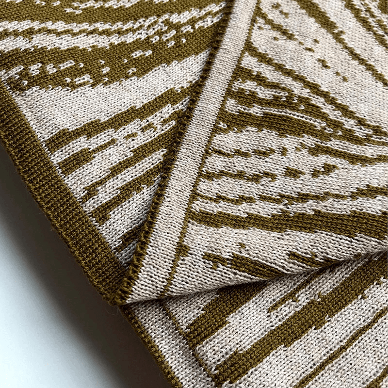 Swirl Throw, 190 x 115cm, Moss