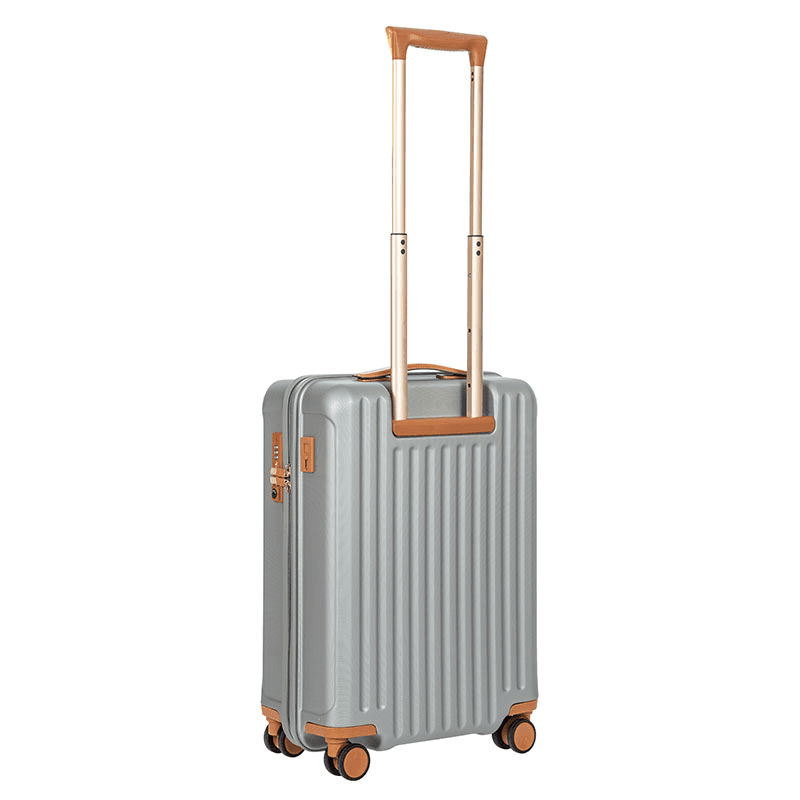 Capri Carry-on Suitcase, H55 x L38 x W23cm, Silver
