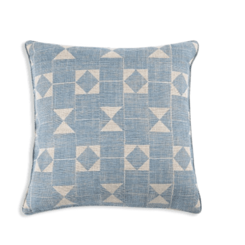 Image showing the Blue Flag Cushion, 54x54cm product.