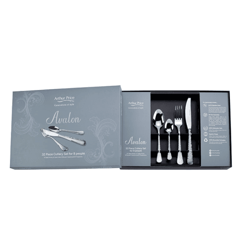 Image showing the Avalon 32 Piece Cutlery Set, Stainless Steel product.