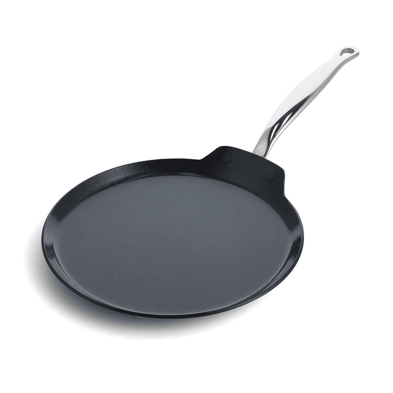 Barcelona Pro Non-Stick  Pancake Pan, 28, Black
