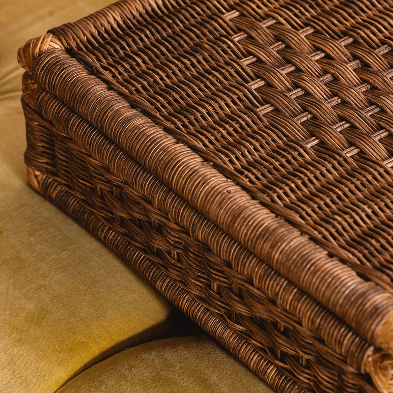 Sofie Rattan Storage Box, Teak