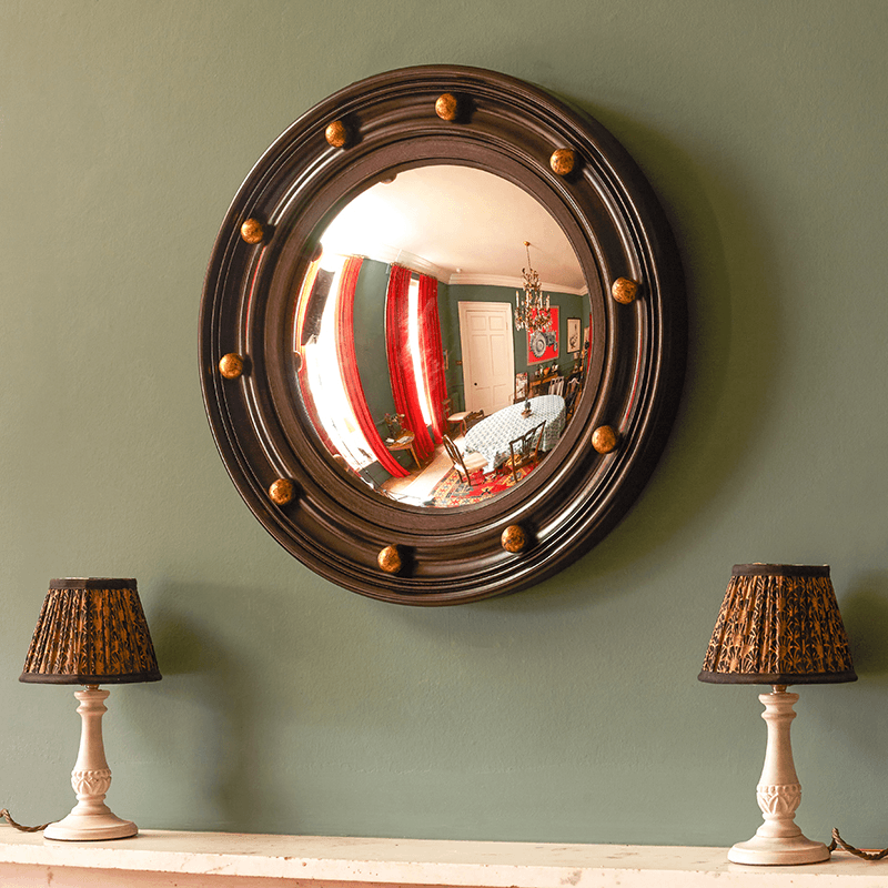Lauren Mirror, 60cm, Black
