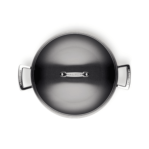 Image showing the Toughened Non-Stick Shallow casserole with glass lid, 30cm - 3.5 litre product.