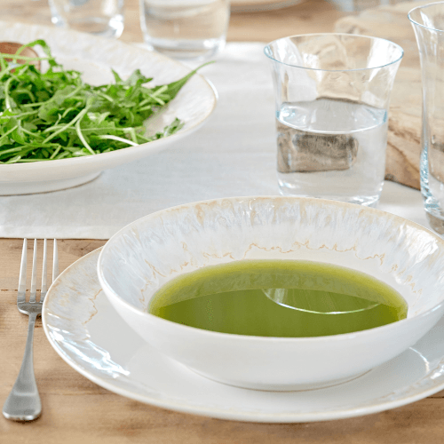 Image showing the Taormina Set of 6 dinner plates, 27cm, White product.