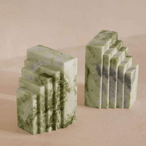 Image showing the Lola Pair of Bookends, H34cm, Green product.