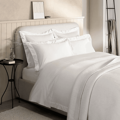 Image showing the Pembridge Supima Cotton King Size Duvet Cover, White product.
