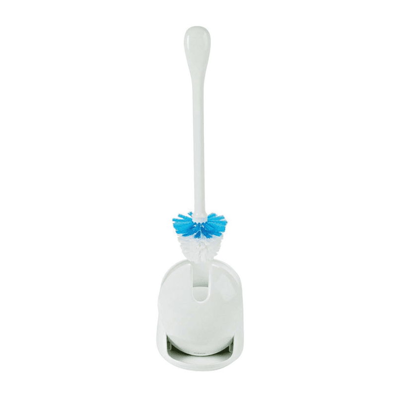 Compact toilet brush, White