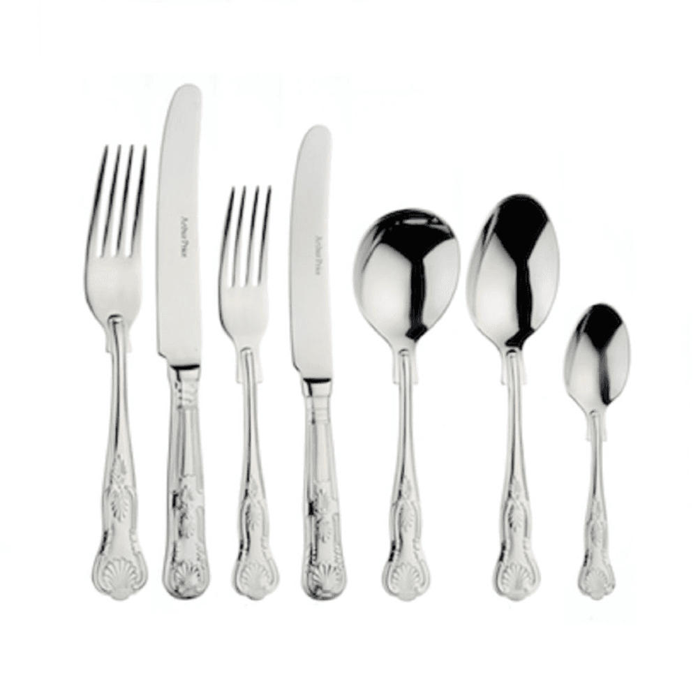 7 Piece Place Setting, Everyday Classics, Kings, Stainless Steel