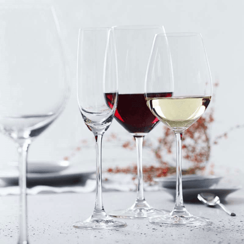 Image showing the Salute Set of 4 Champagne Flutes, 210ml, Clear product.