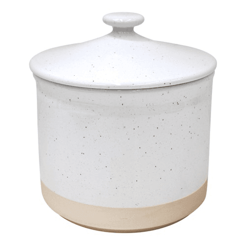 Fattoria Large canister, D19 x H21cm, White