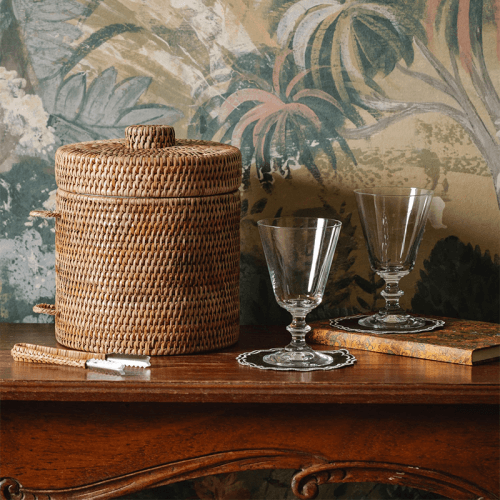 Image showing the Rattan Ice Bucket, H25cm, Natural product.