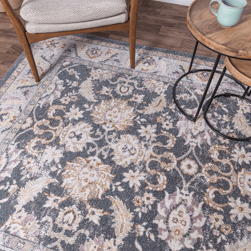 Flores farah classic persian border rug, 160 x 230cm, Multi