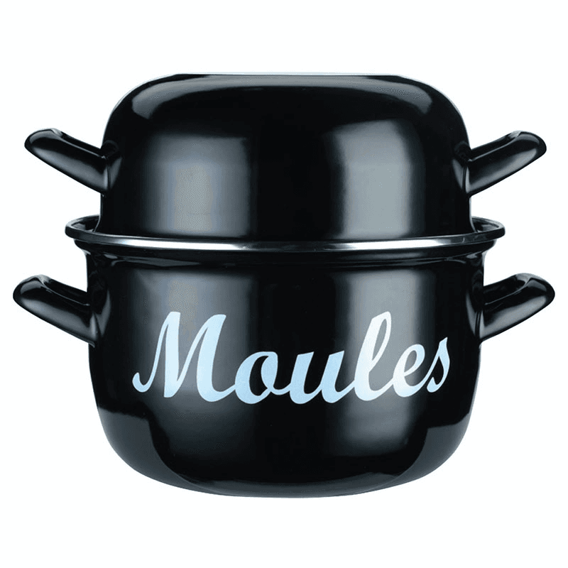 Mediterranean Mussel pot, 24cm, Enamelled Steel