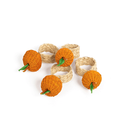 Image showing the Oranges Set of 4 Napkin Rings product.