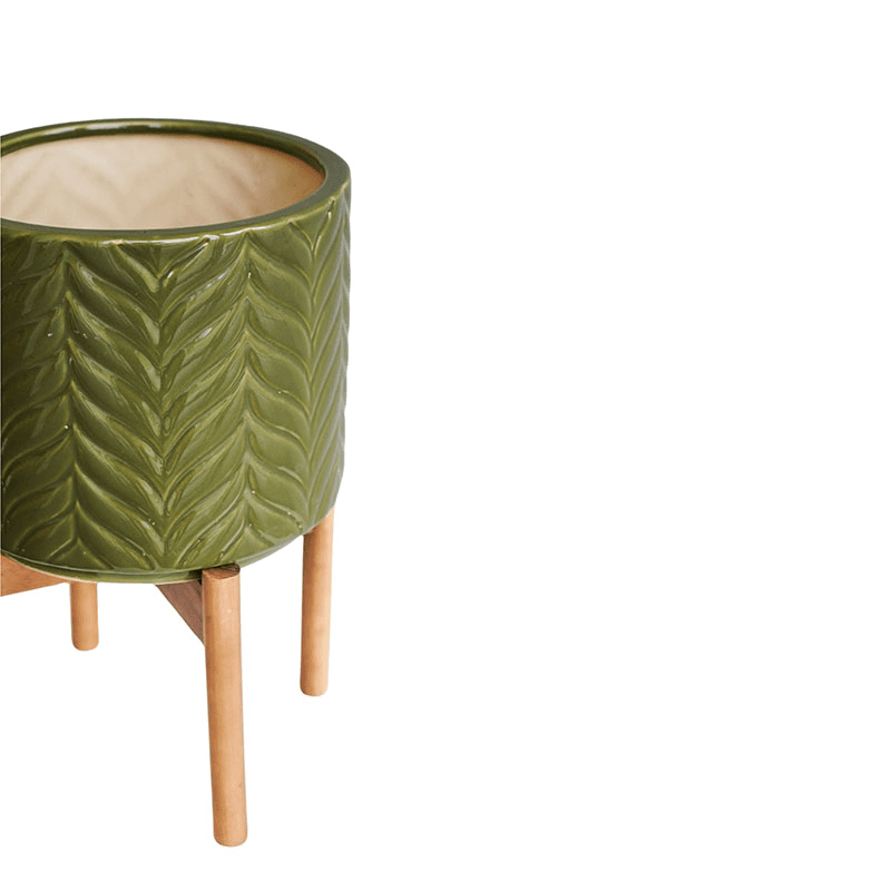 Aspen Planter, D22cm, Olive
