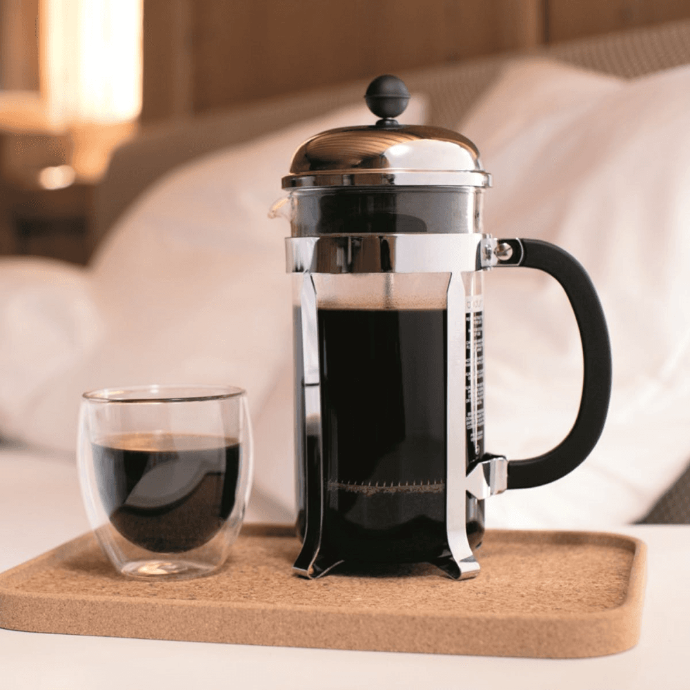 Chambord 8 cup coffee maker, 1 litre, Shiny