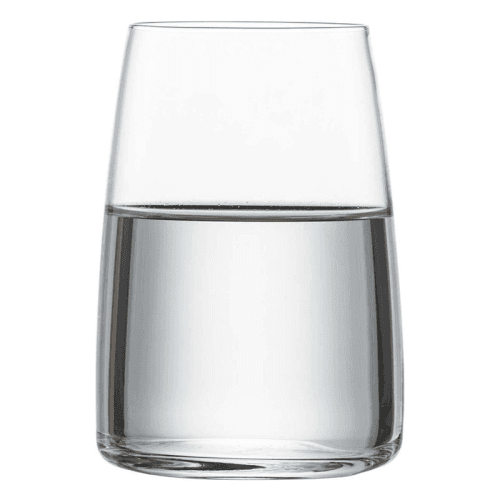 Image showing the Vivid Senses Set of 4 Crystal Tumblers, 500ml, Clear product.