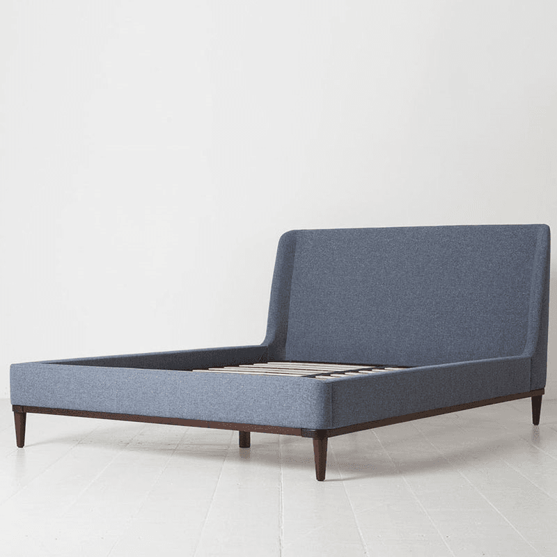 Bed 02 Linen King Size Frame, Midnight