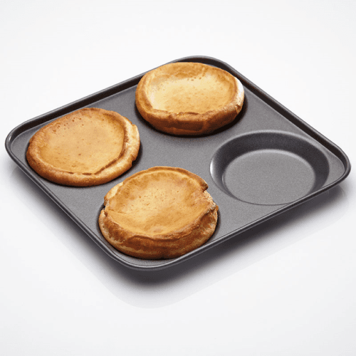 Image showing the 4 hole Yorkshire pudding pan, 24cm product.