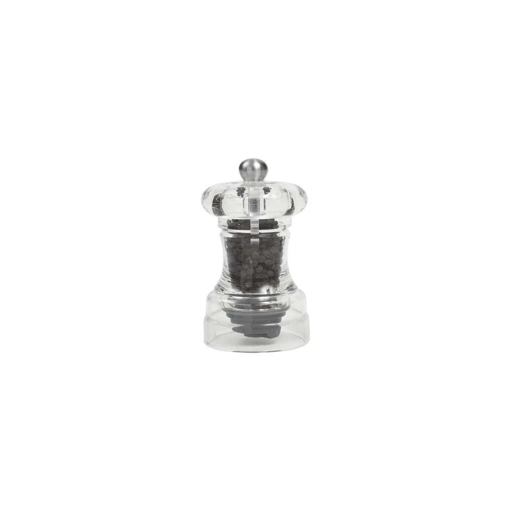 Capstan Pepper mill, 10cm, clear acrylic