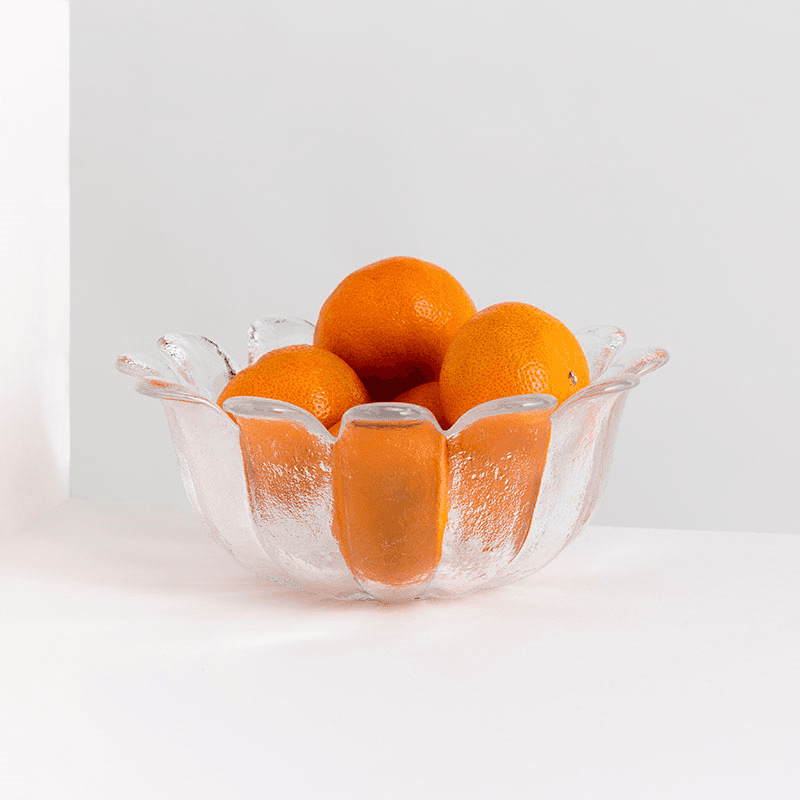 Daisy Bowl, D21.5cm, Clear
