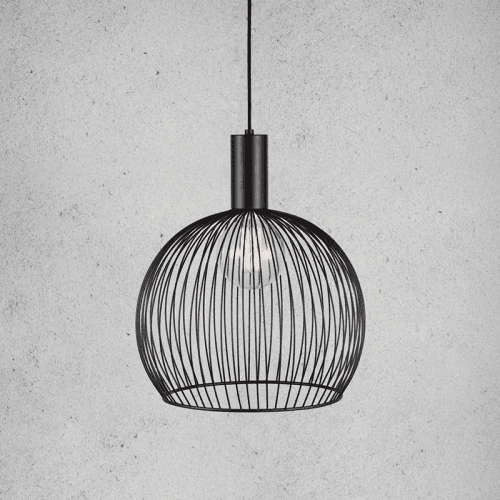 Image showing the Aver Pendant, H45.5cm, Black product.