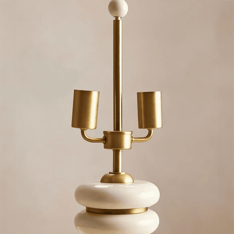 Greyson Table Lamp, H62cm, Cream