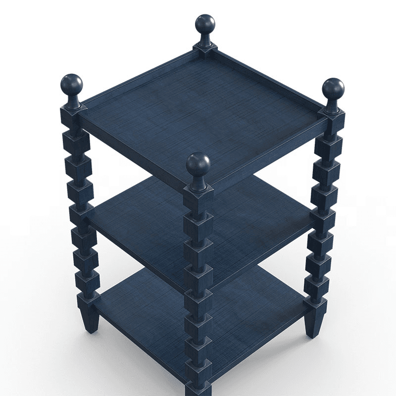Huxley Side Table, H79 x W46 x D46cm, Blue