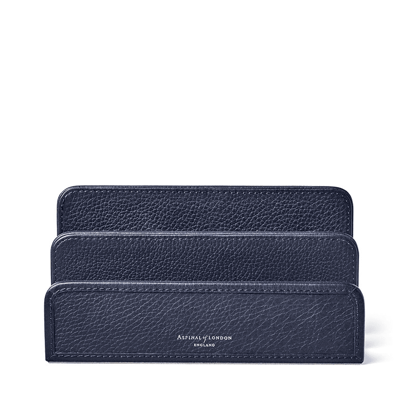 Letter Rack, H10 x W20 x D9.5cm, NavyPebble