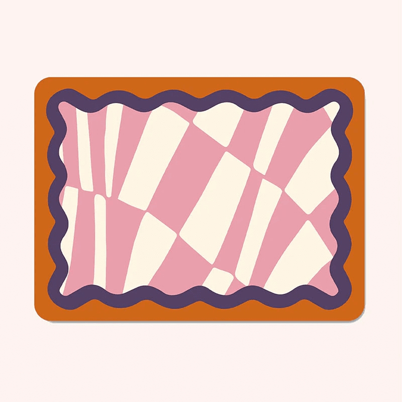 Chessboard Set of 6 Placemats, 21 x 29cm, Multi