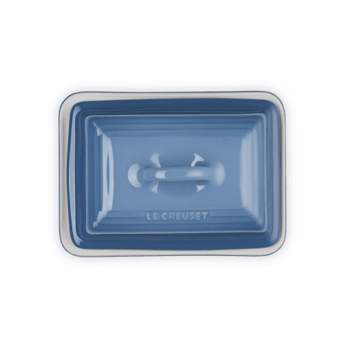 Image showing the Stoneware Butter Dish, 17cm, Chambray product.