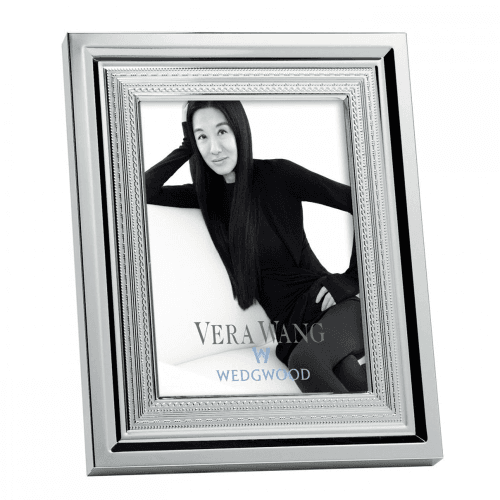Image showing the Vera Wang With Love Photograph Frame, 8 x 10", Silver Plate product.