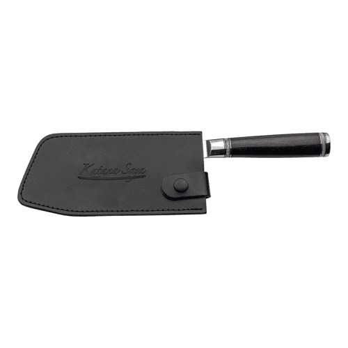 Image showing the Katana Saya Pakkawood Chinese Chopper, 18cm Damascus Blade product.