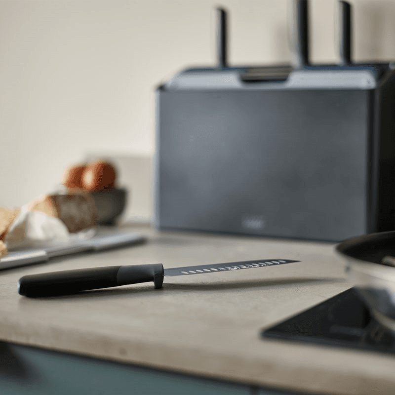 Folio Plus 8 Piece Knife & Chopping Board, Sky