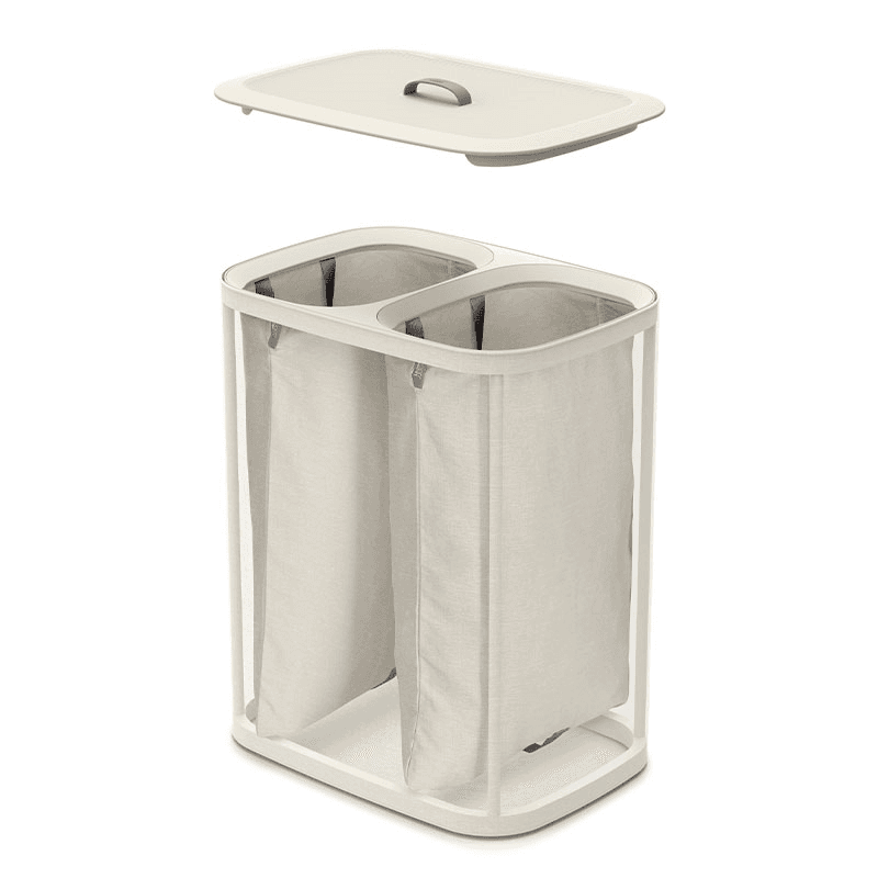 Tota Laundry Separation Basket, 90L, Ecru