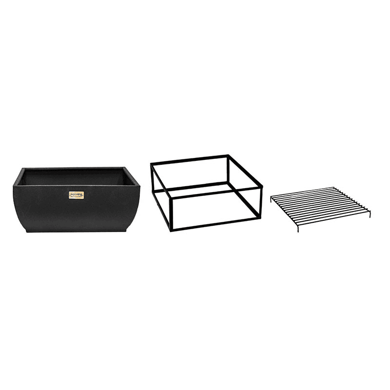 Windermere Outdoor firebowl, W50cm, Black