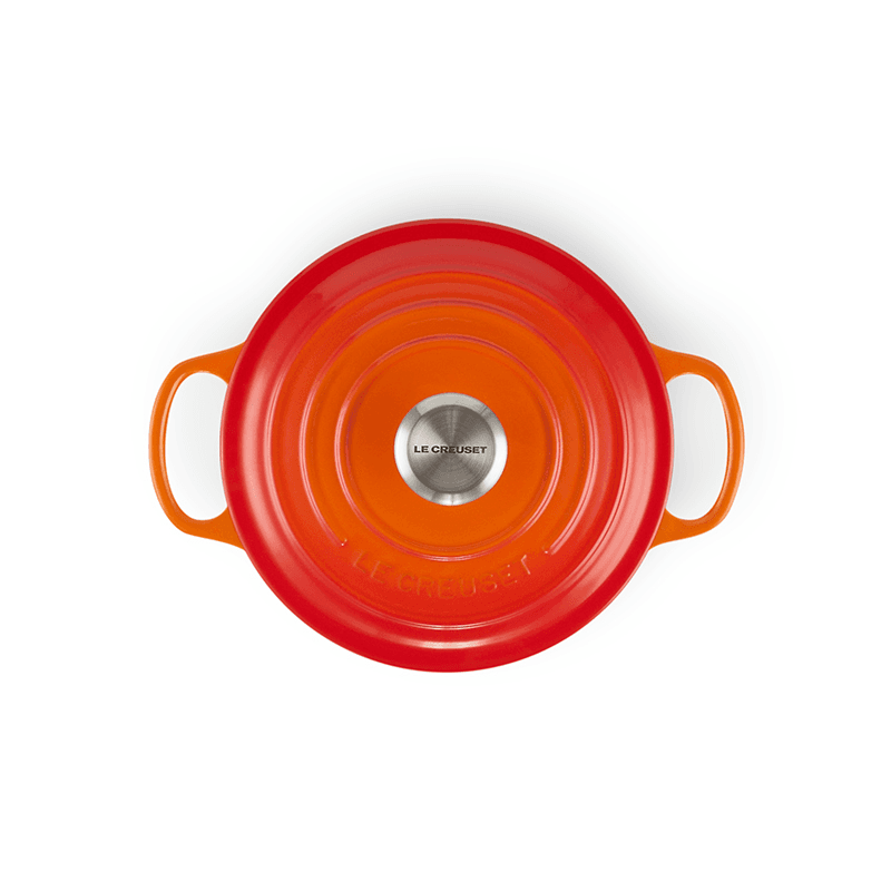 Signature Cast Iron Round casserole, 24cm - 4.2 litre, Volcanic