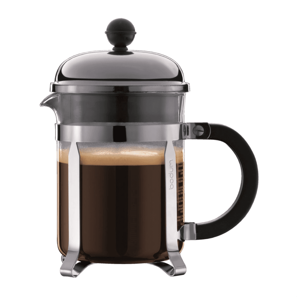 Chambord 4 cup coffee maker, 0.5 litre, Silver/Black