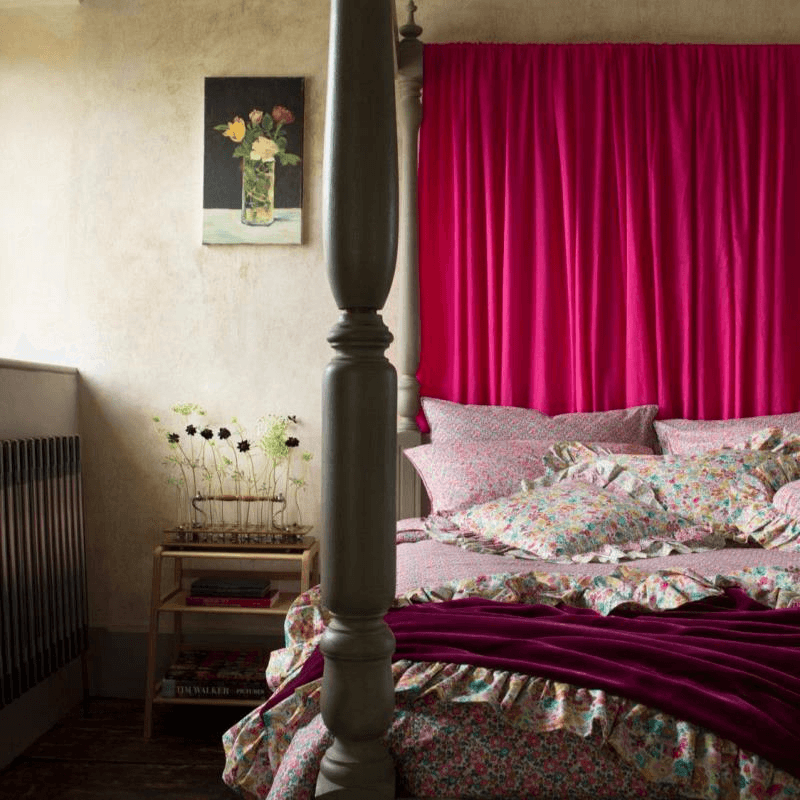 Betsy Ann Pair of Pillowcases, Single, Pink