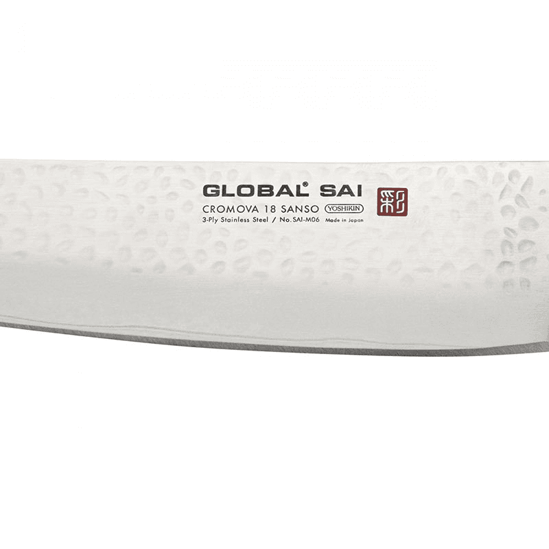 Sai Vegetable Knife, 19cm, Silver