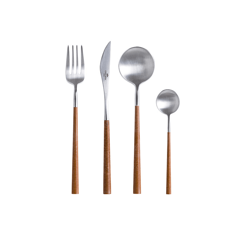Mito 24 Piece Cutlery Set, Wood