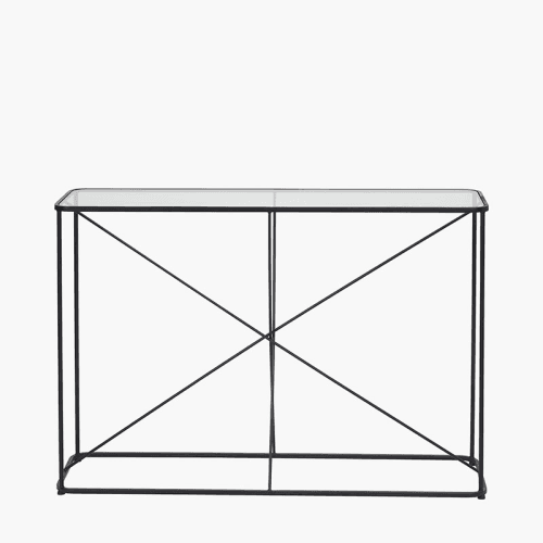 Image showing the Roxy Console Table, Black product.